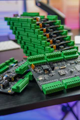 a close-up of a circuit board