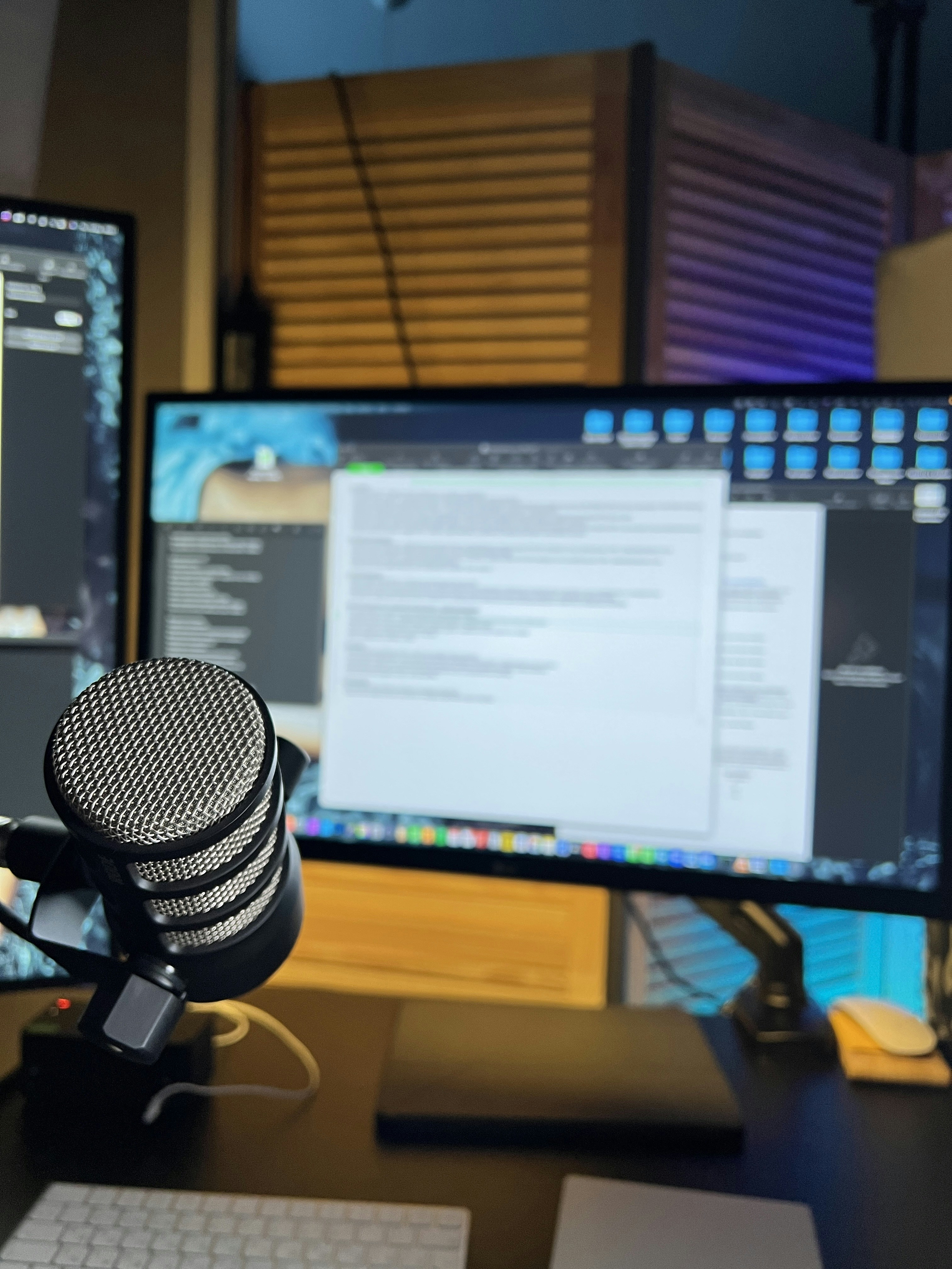 a computer on a desk