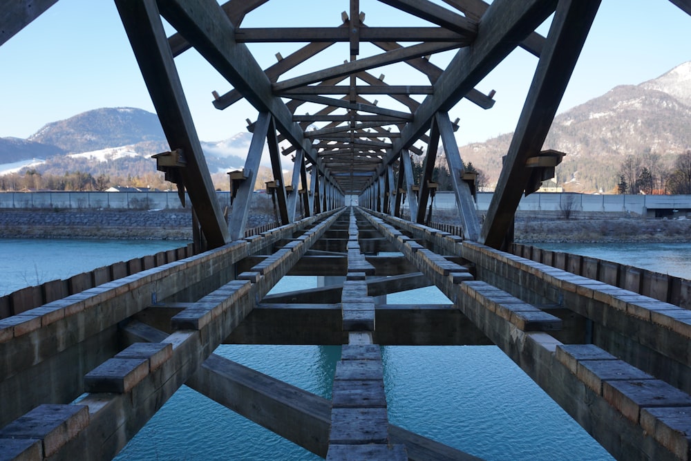 a bridge over water