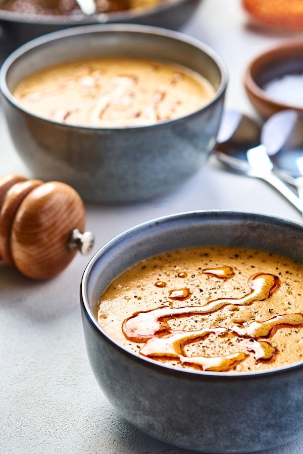 A pan of food