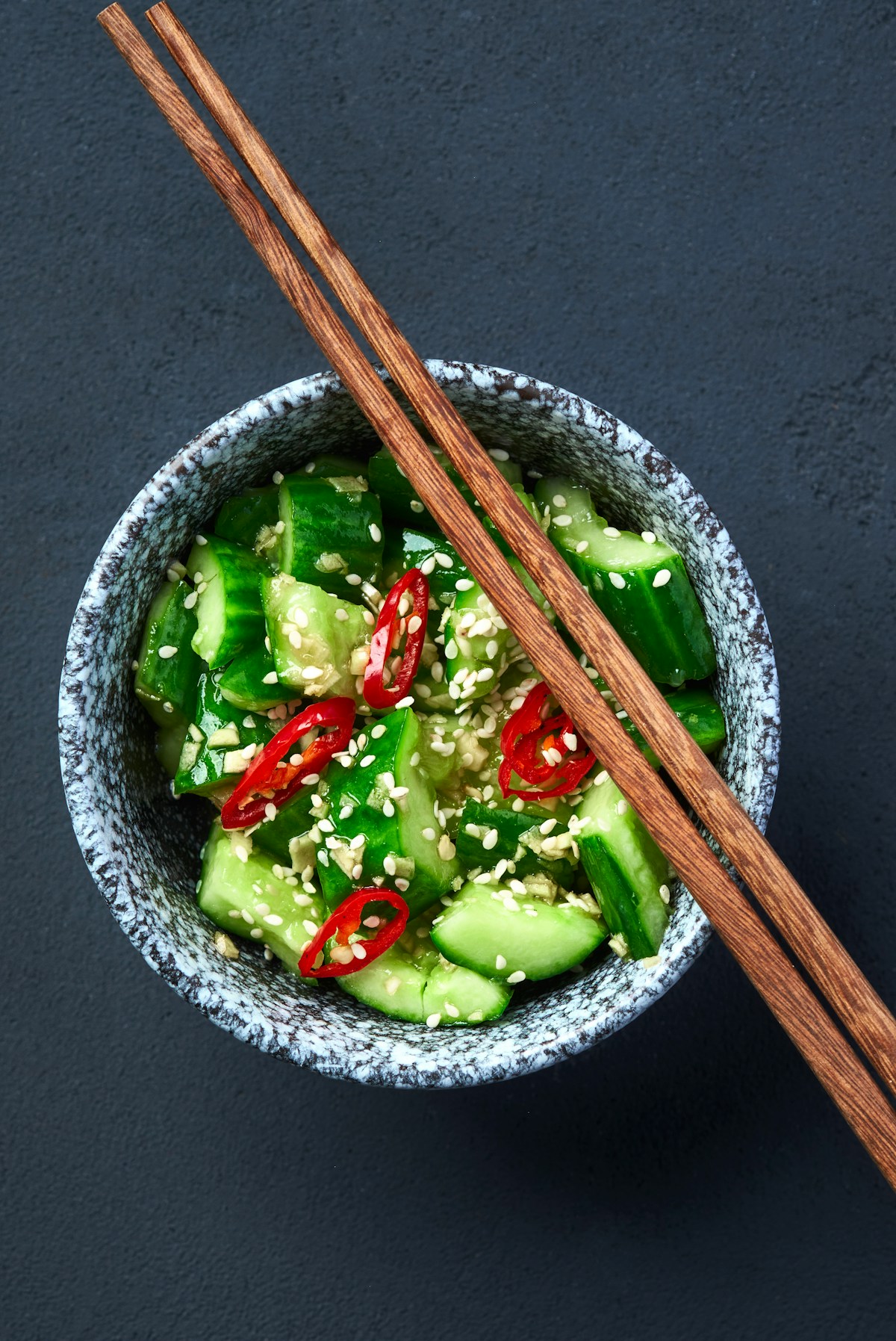 Smashed Cucumber Salad