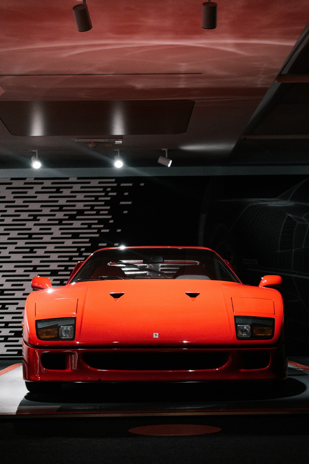 a red sports car