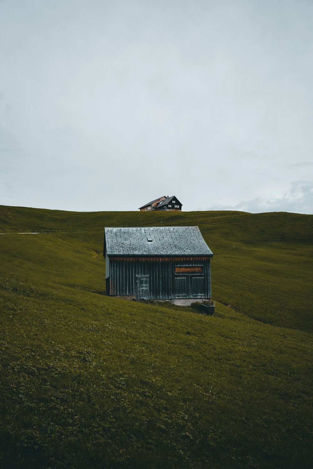 a house on a hill