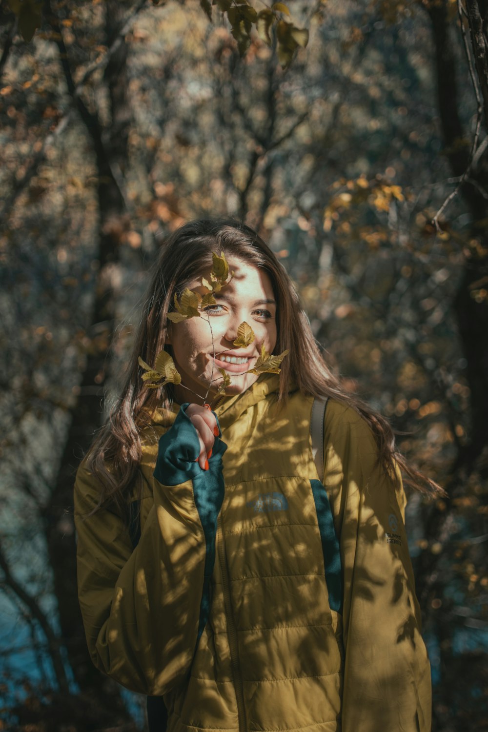 a woman with a face paint