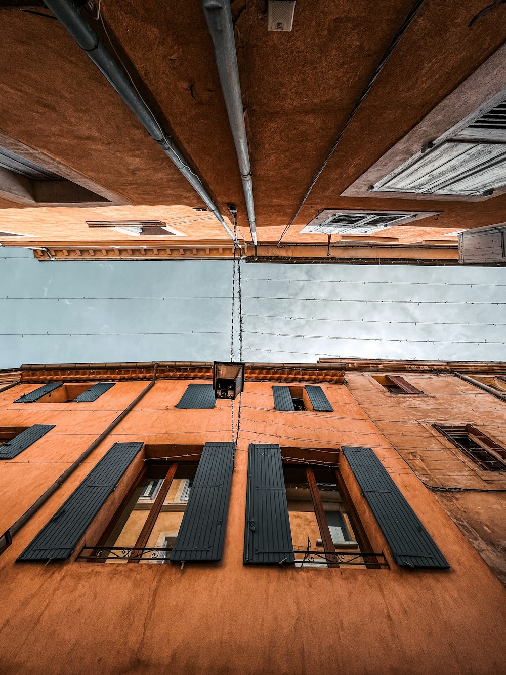 a building with a few windows