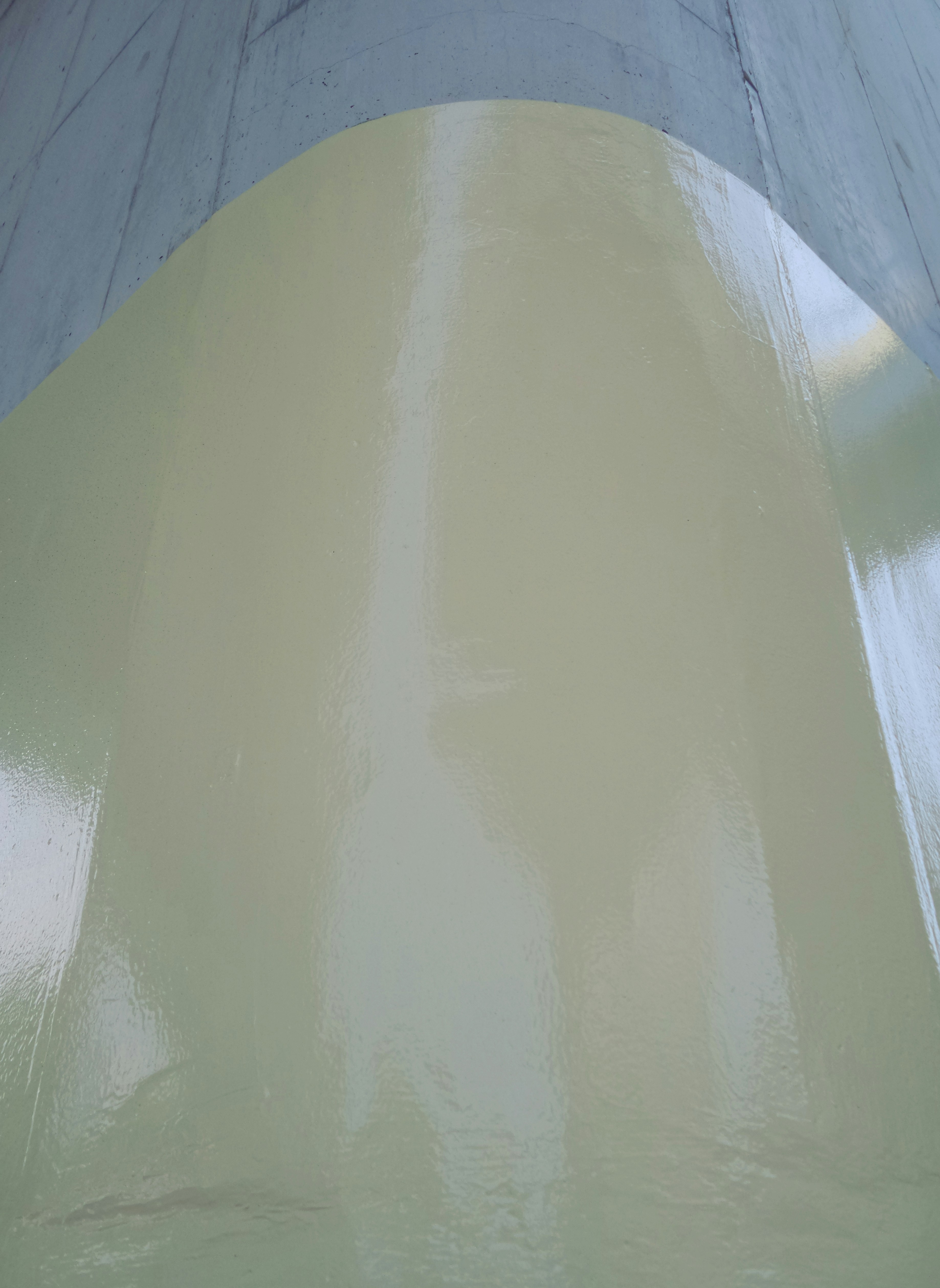 a close-up of a white cylinder