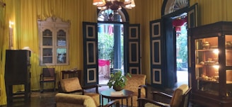 A beautiful living room with elegant furnishings.