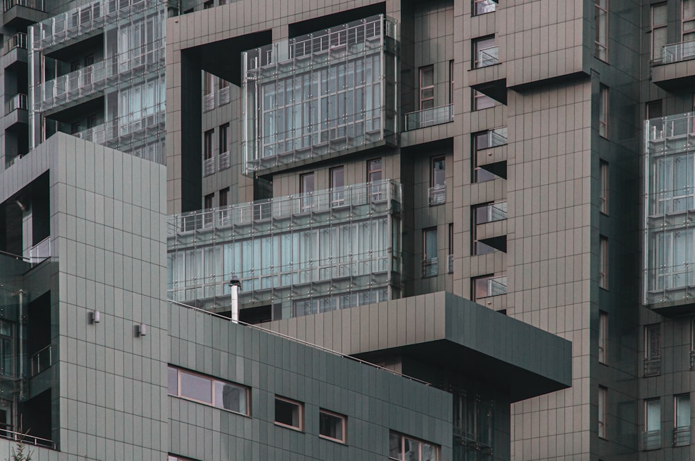 a building with balconies