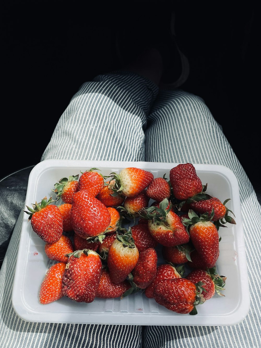 a bowl of strawberries