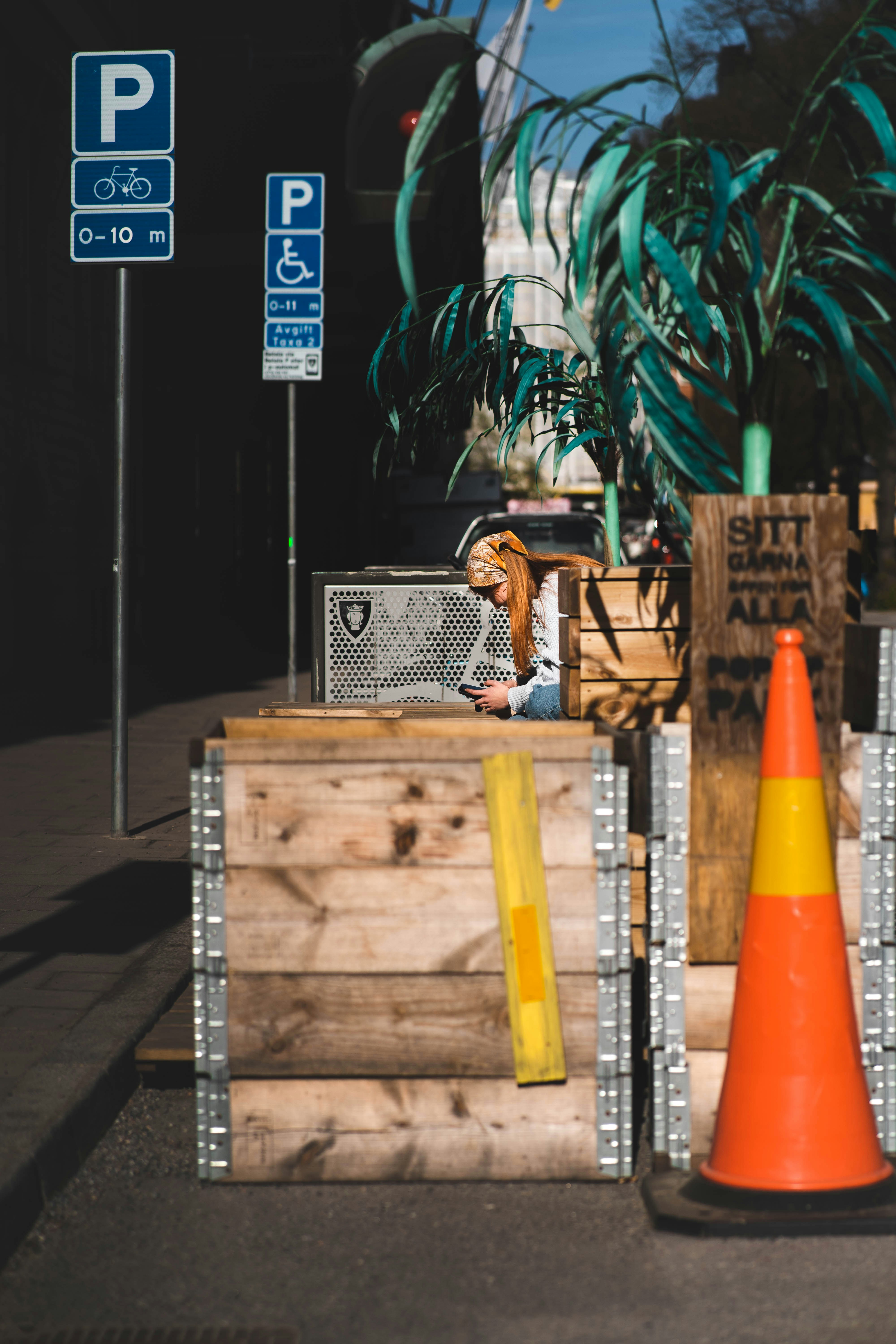 Person Taking a Break at Work