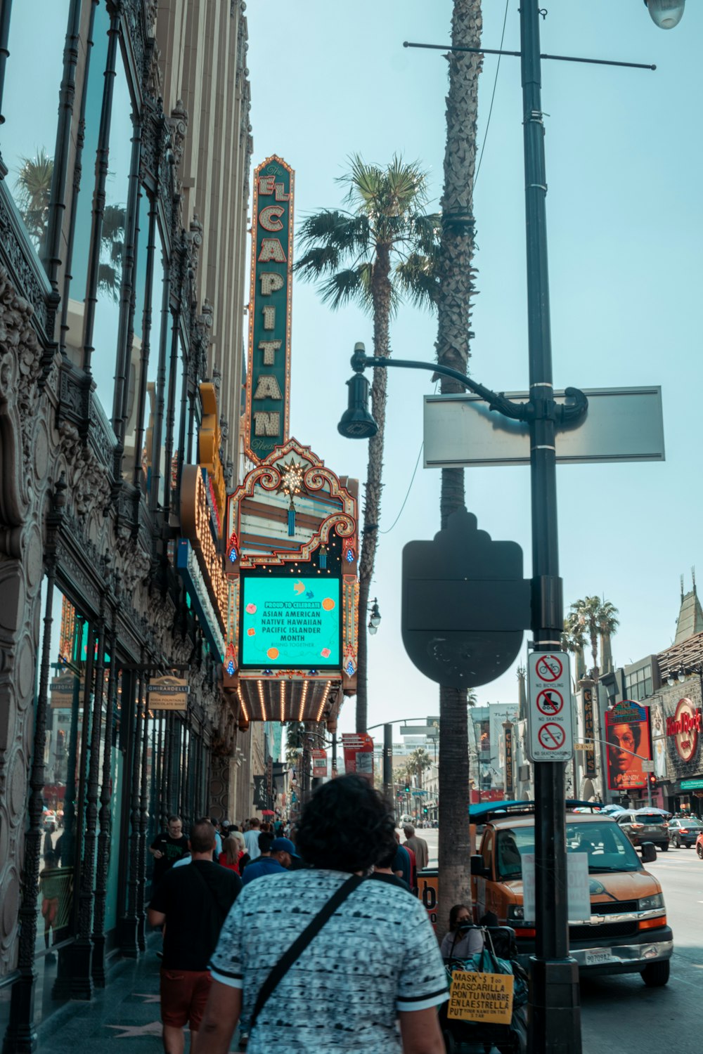 a busy city street