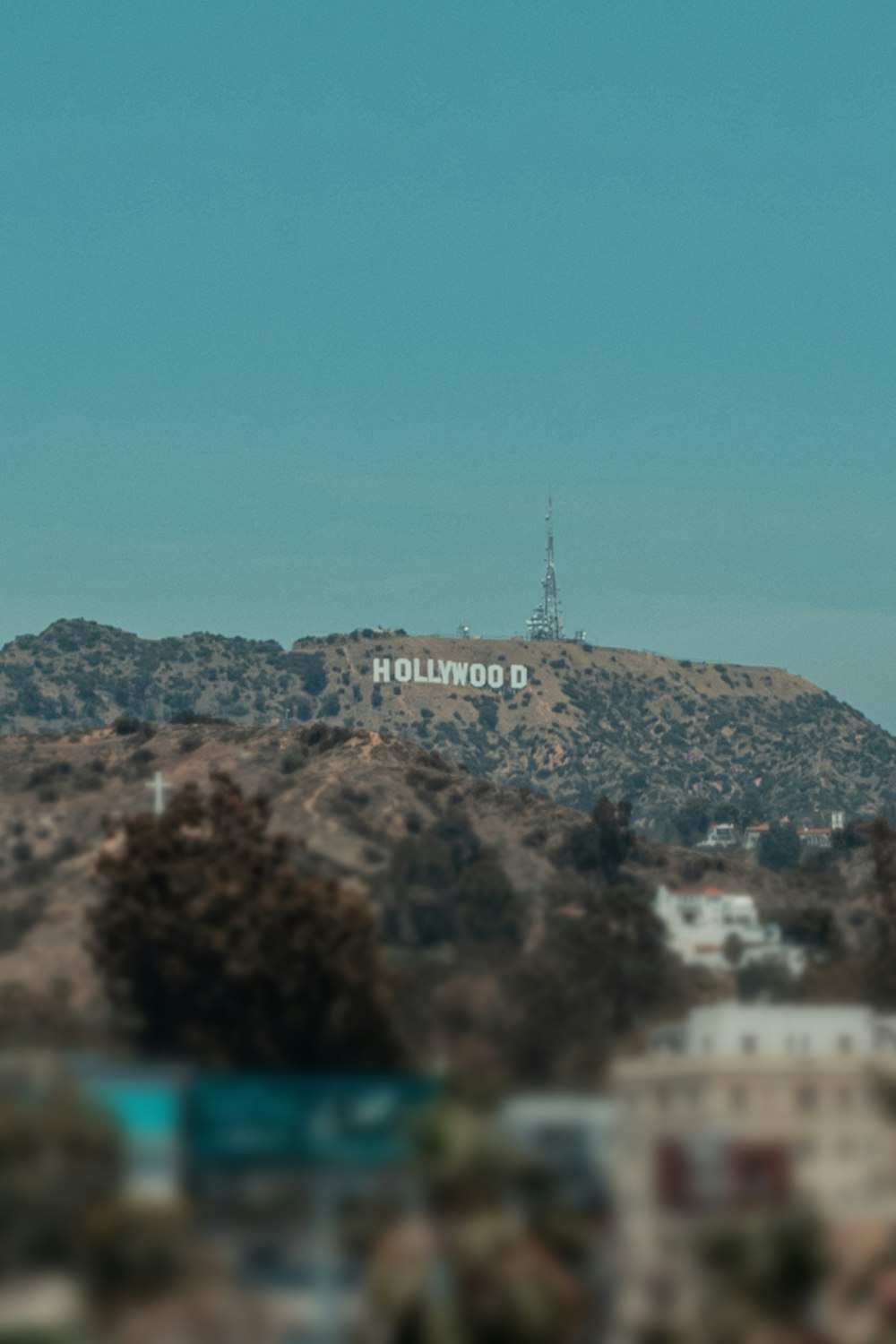 a tower on a hill