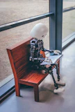 a robot on a table