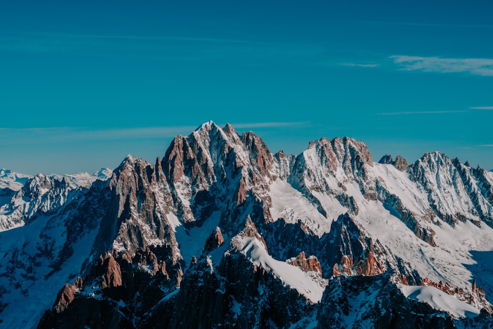 a snowy mountain top