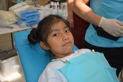 a person with the hair pulled back