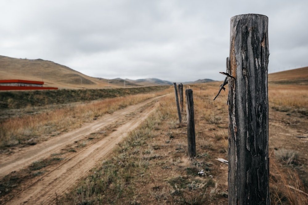 a fence in a field