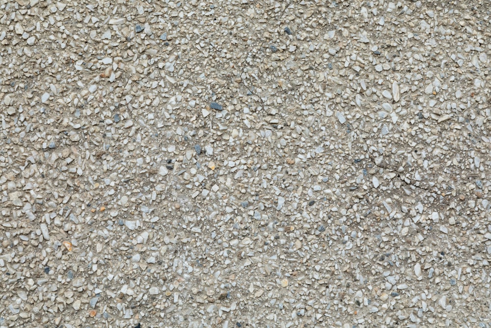 a close-up of a gravel road