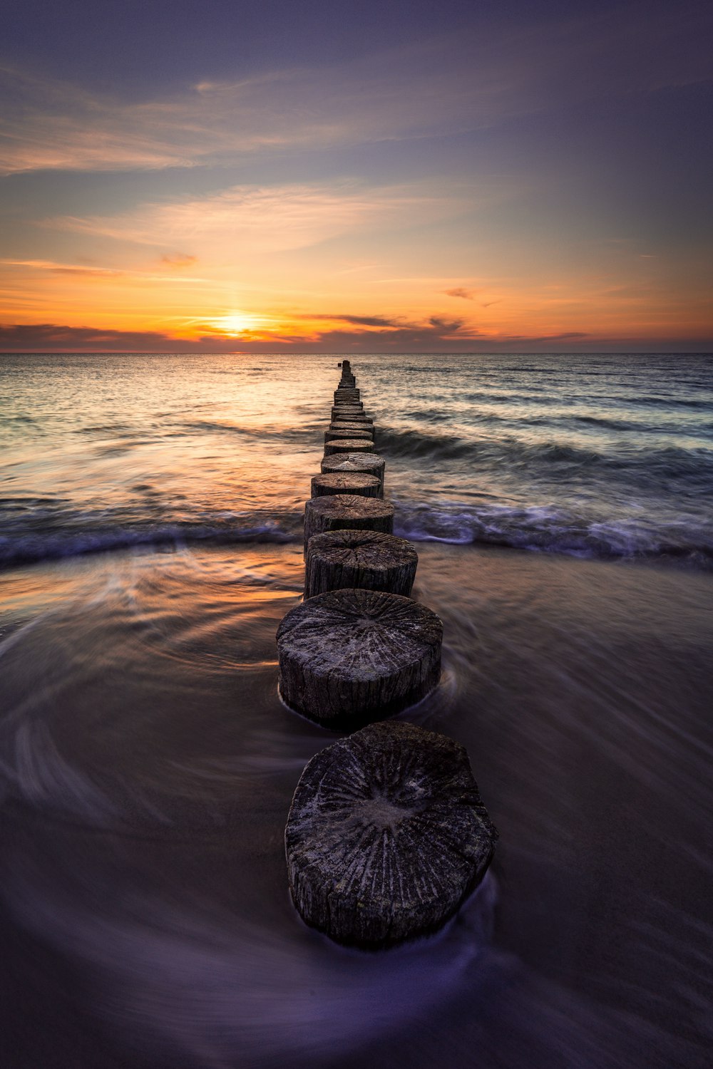 a stack of rocks on a beach