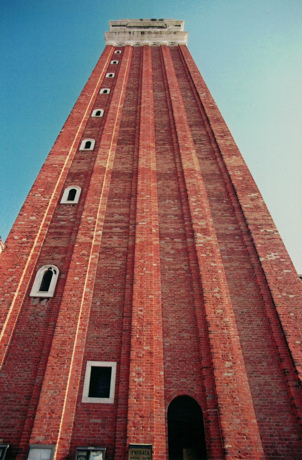 a tall brick building