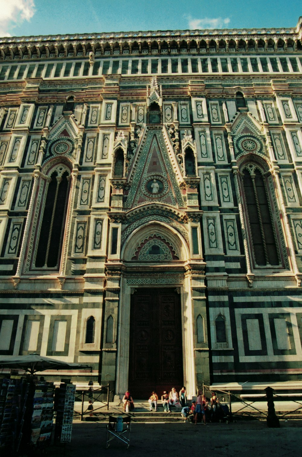 a large ornate building with many arches