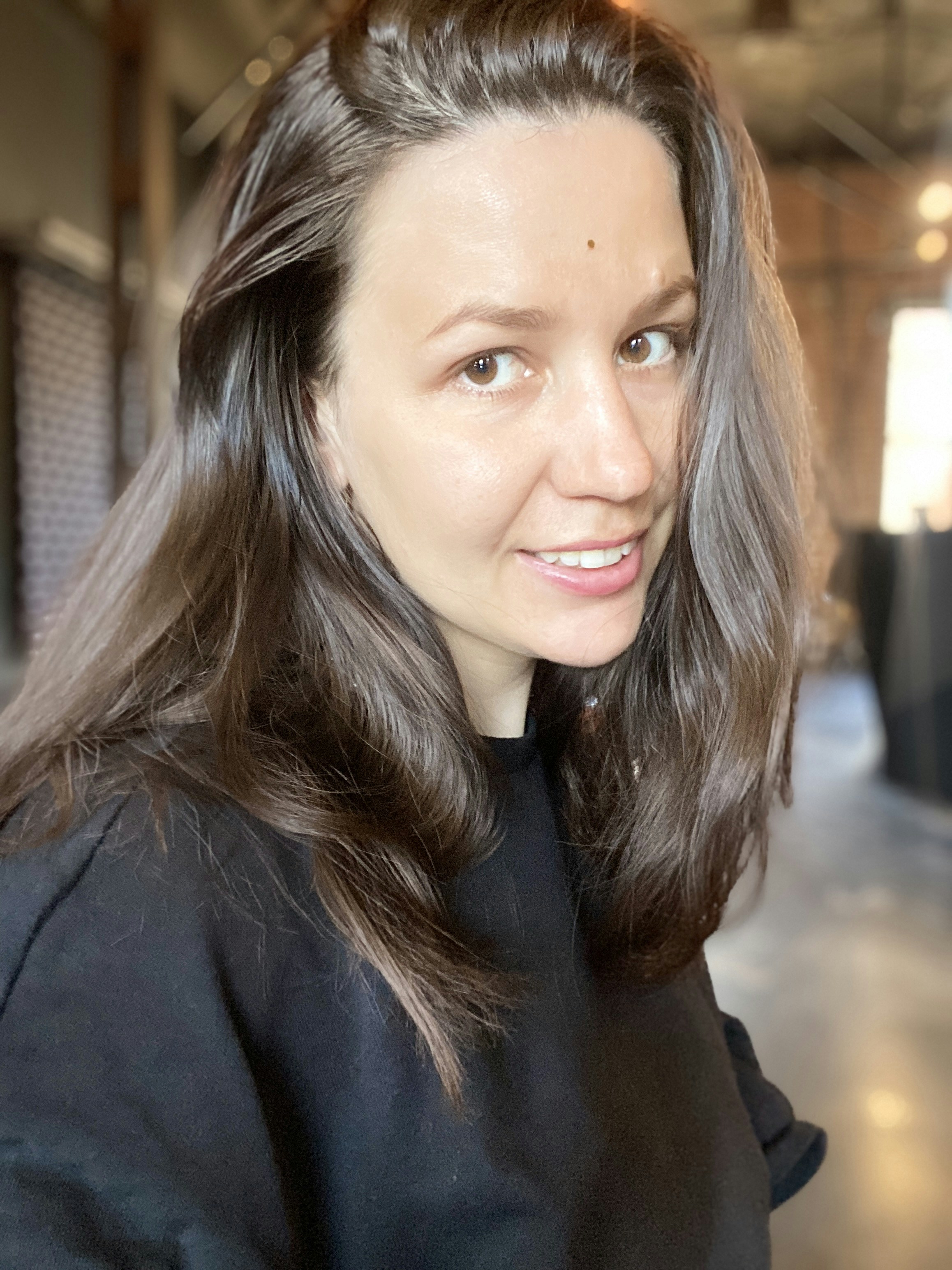 Linda MacIntosh from Cape Breton smiling at camera