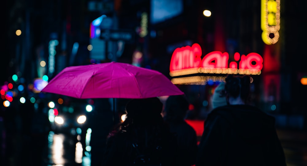 a person holding an umbrella