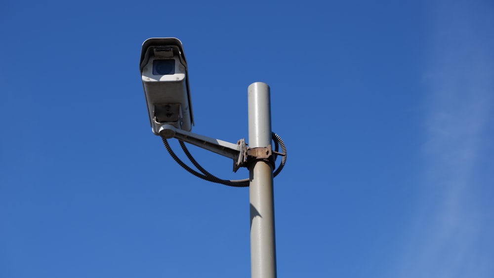 a light pole with a light on top