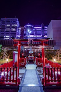 a walkway leading to a building