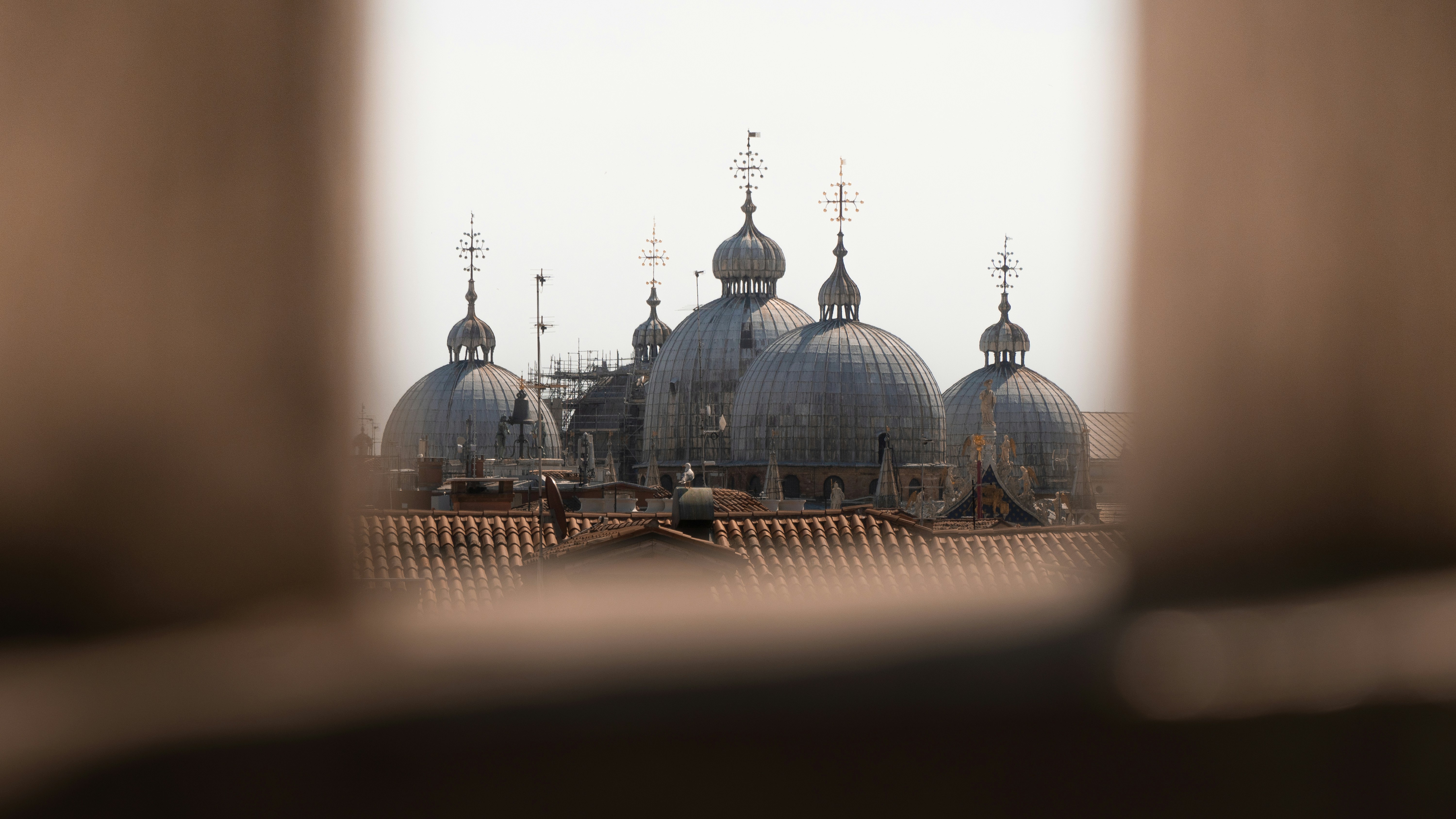 a view of a city from a window