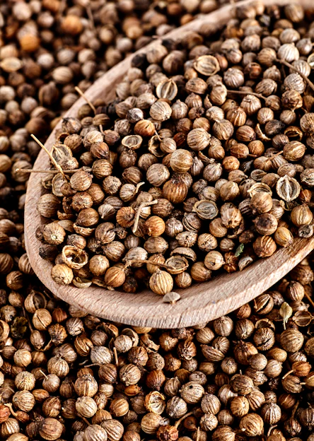 a pile of coffee beans