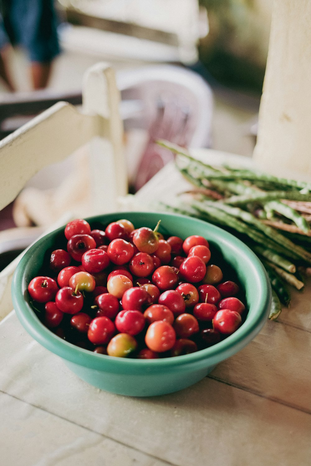 a bowl of berries