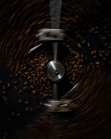 a close-up of a microscope