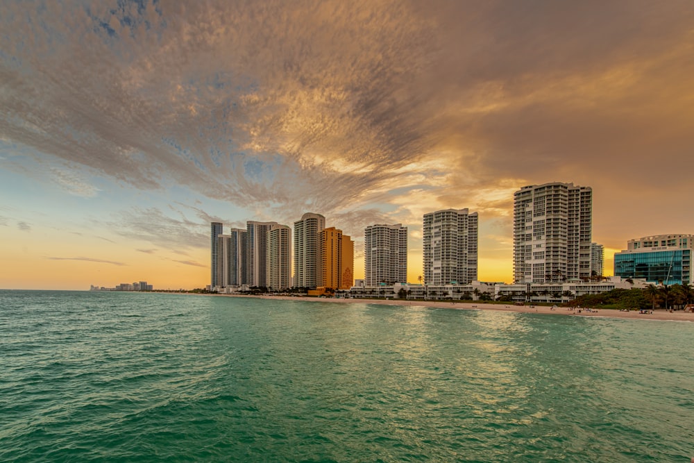 a city next to the water