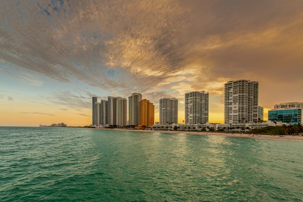 A city next to the water — Miami, United States
