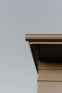 a wooden shelf on a wall