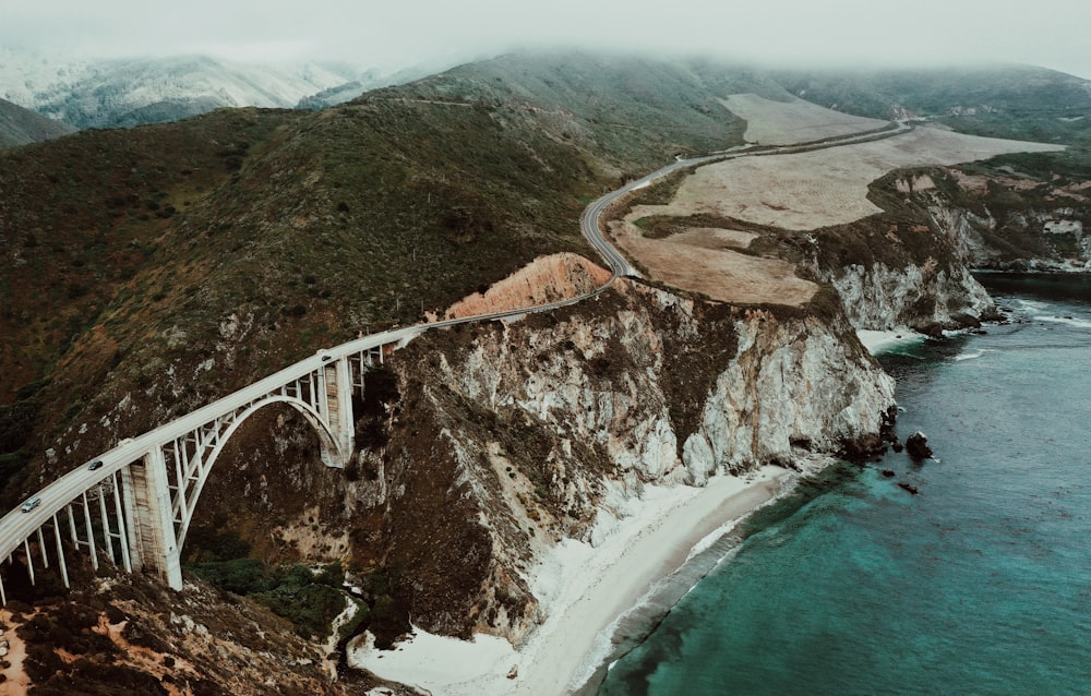 Bixby Creek Bridge over a body of water