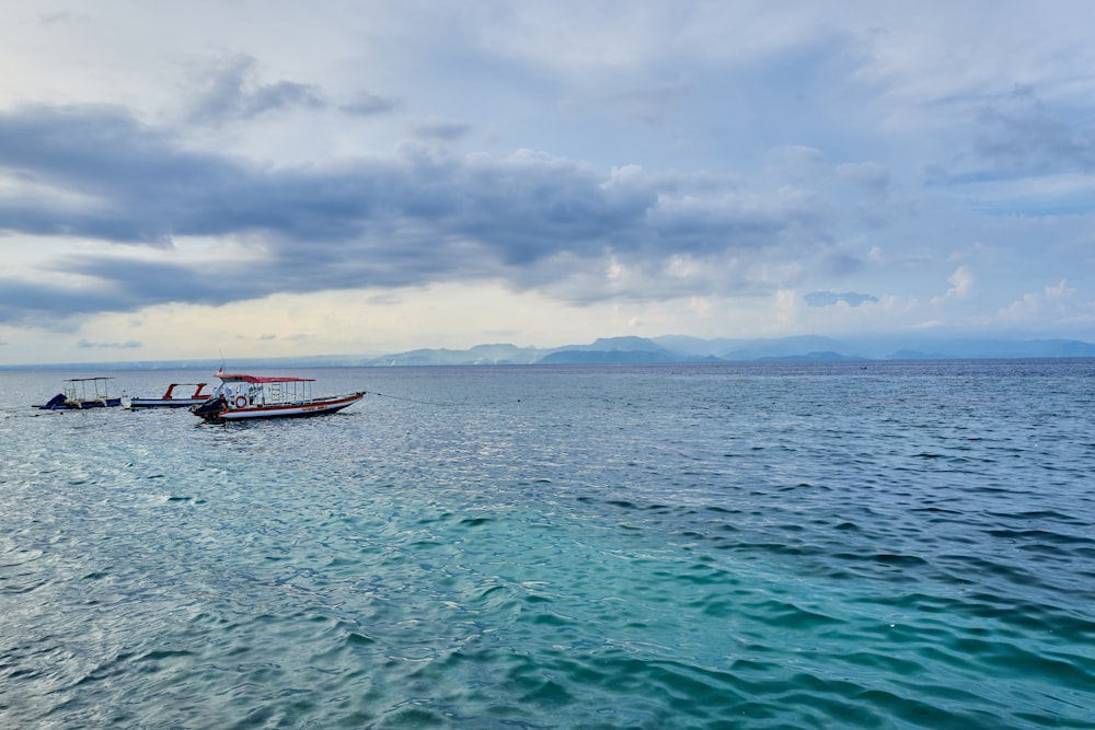 a boat in the water