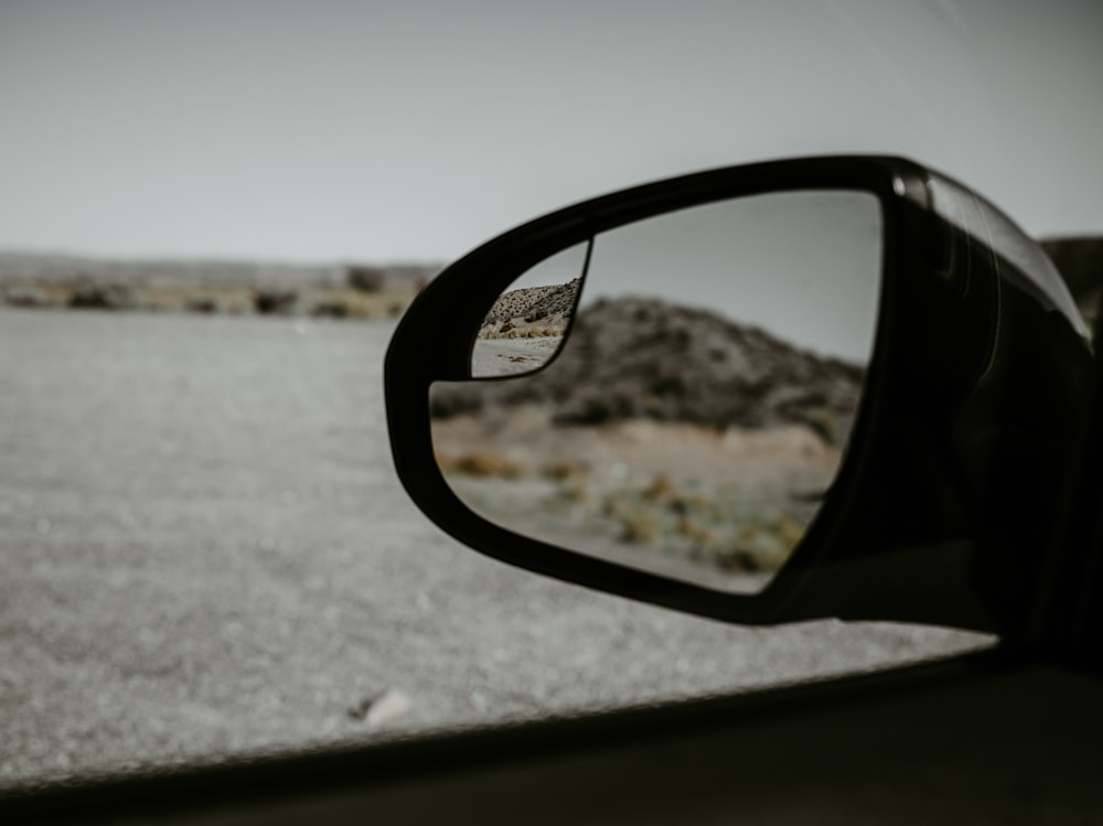 a pair of sunglasses on a car