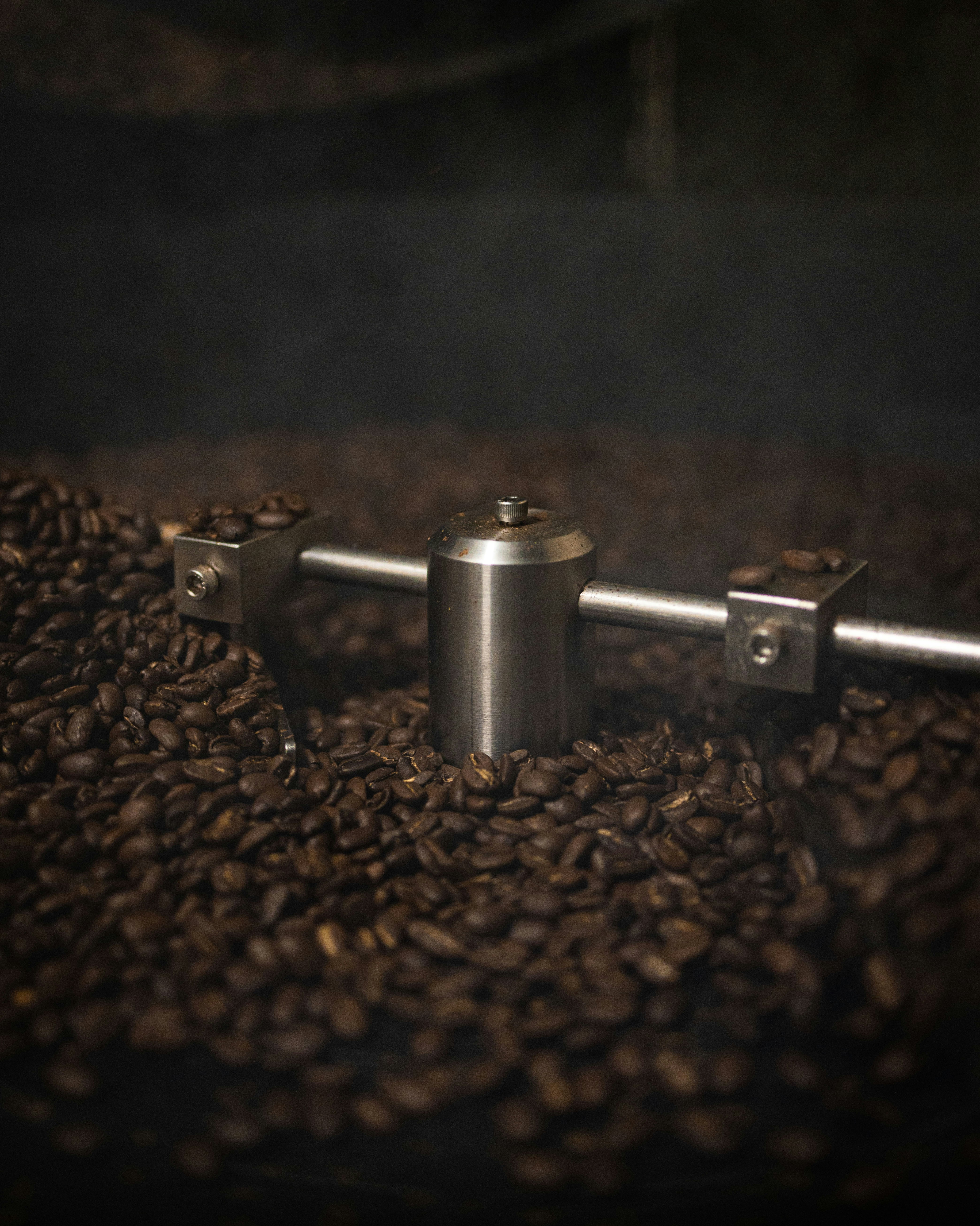 a close-up of a screwdriver on a piece of wood