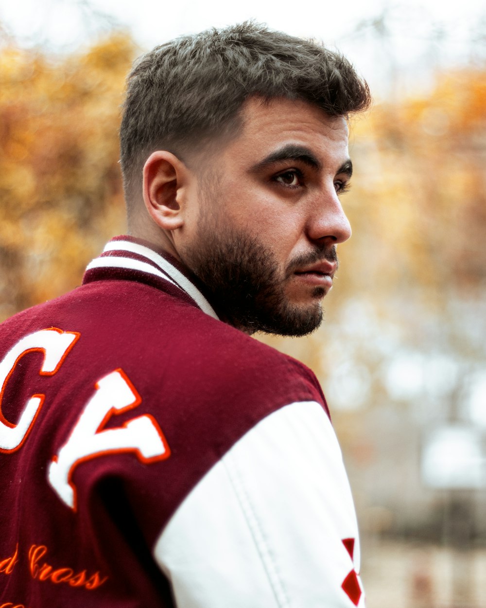 a man in a sports uniform