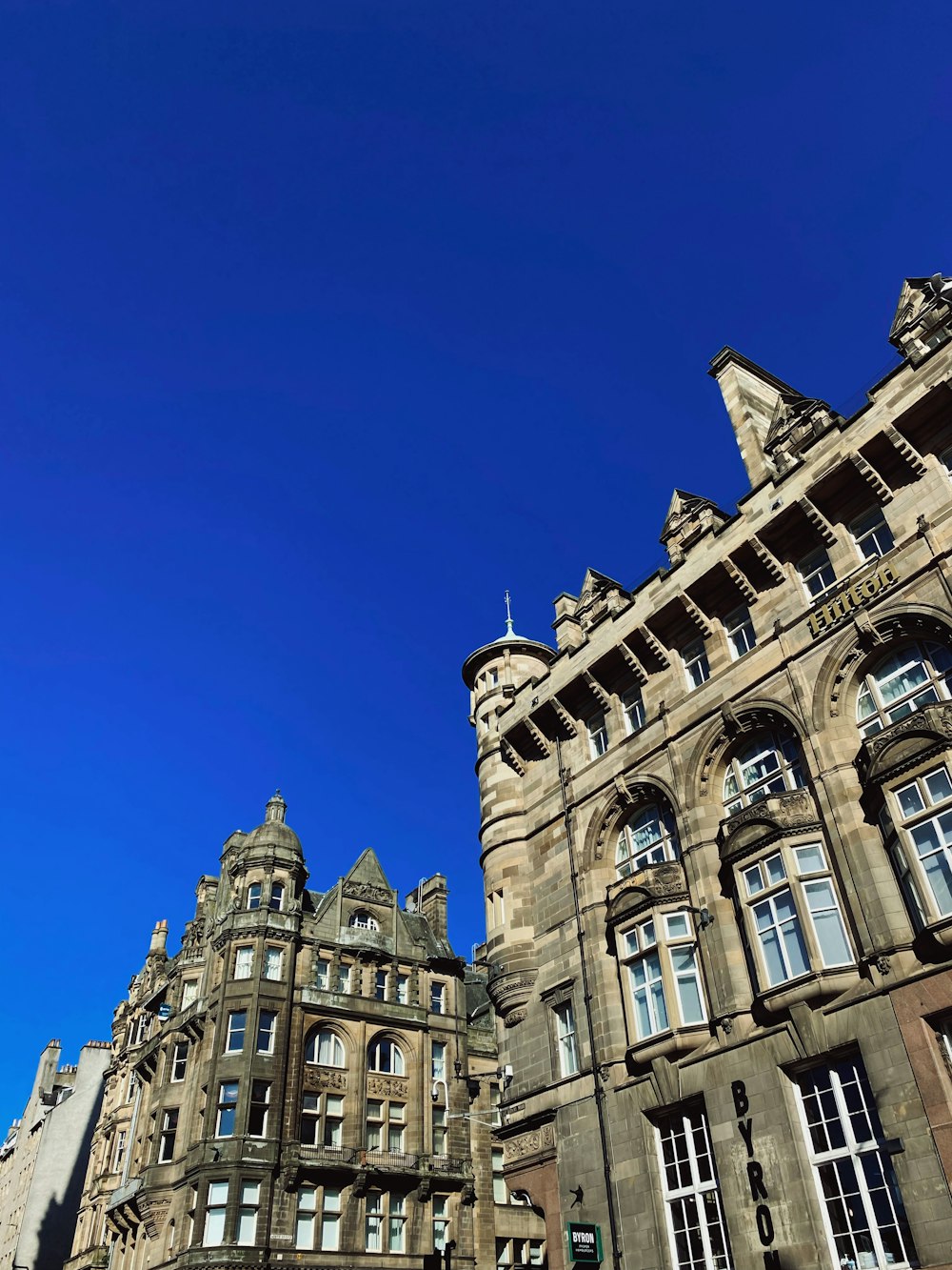 a couple of buildings with windows