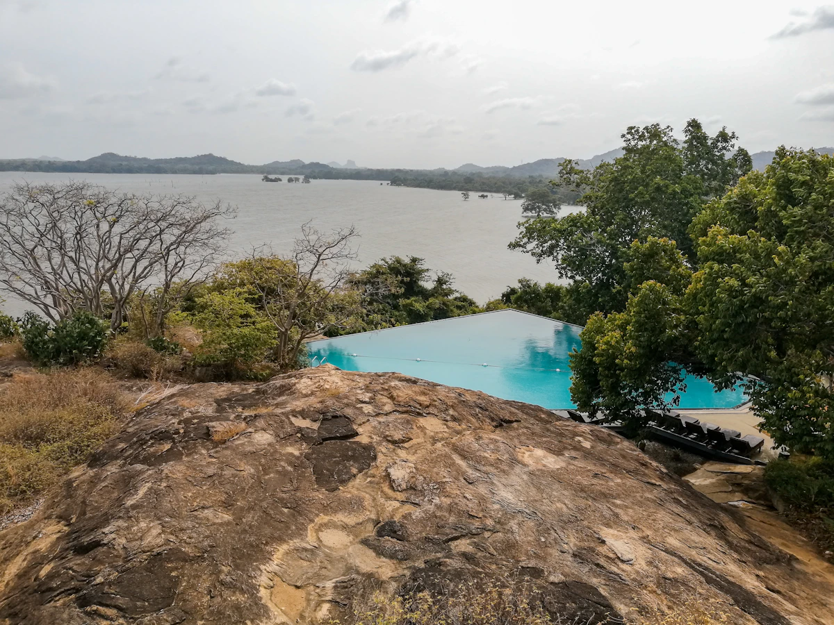 Peaceful tropical surroundings in Dambulla, Sri Lanka