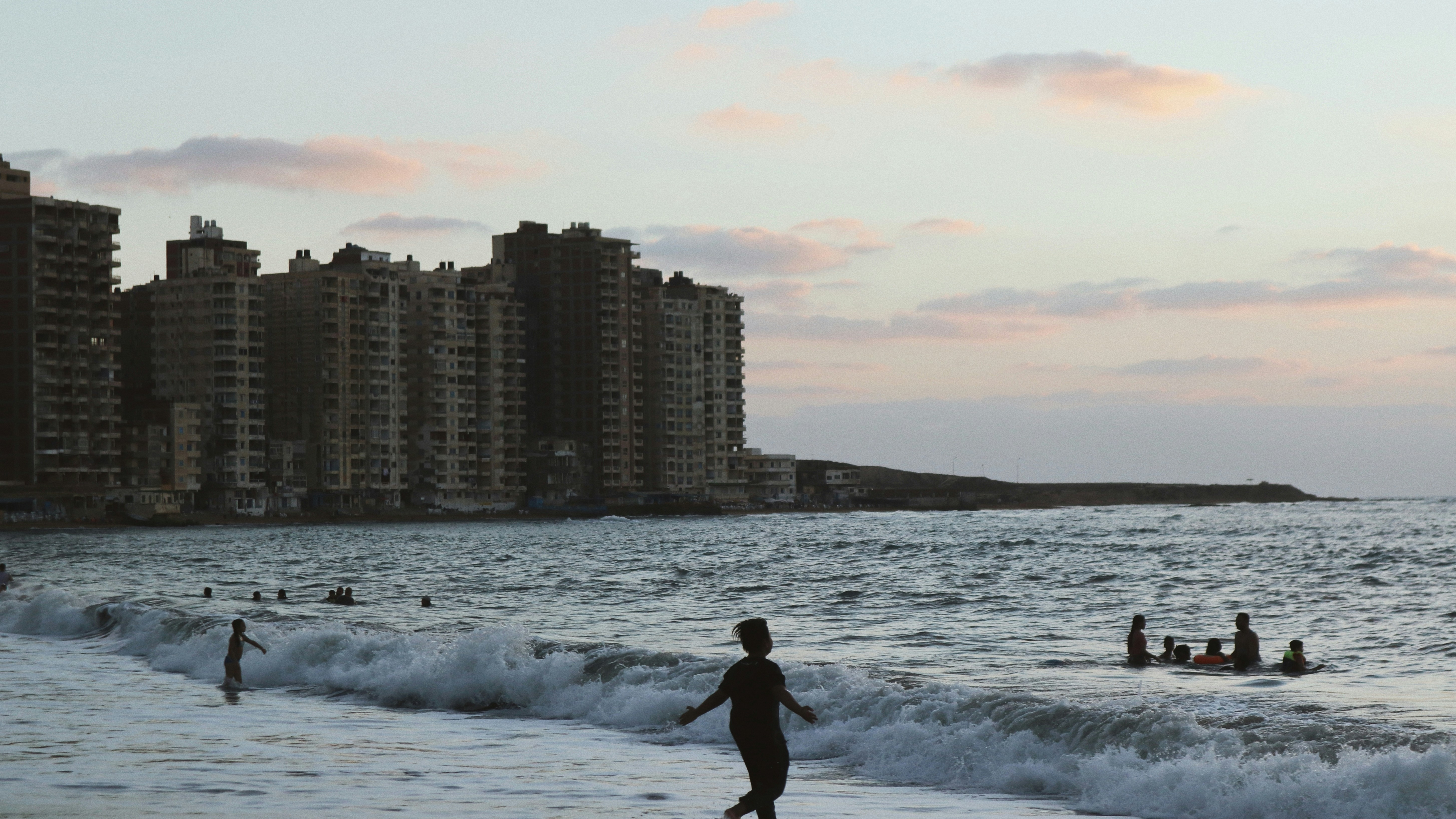 people in the water
