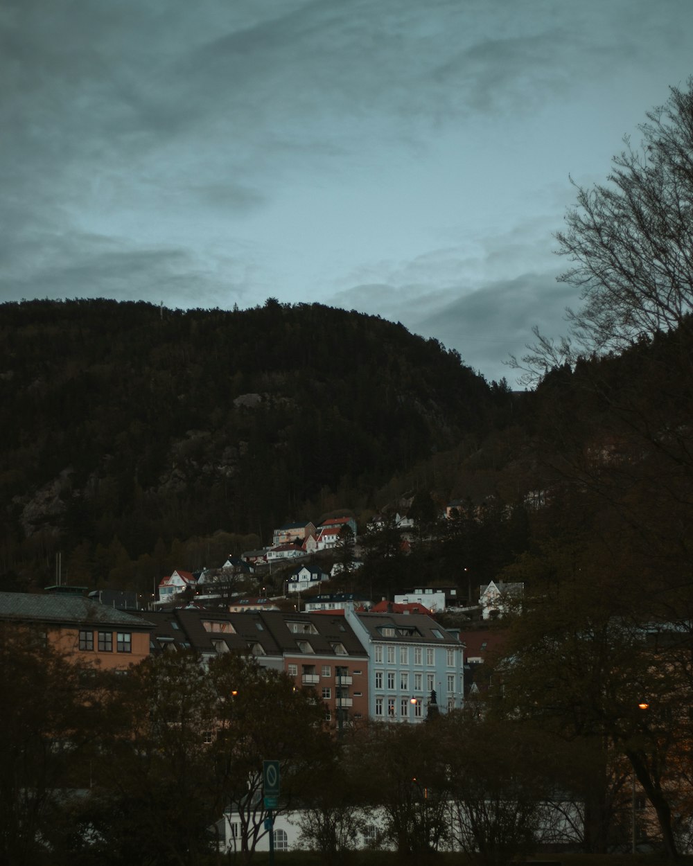 a town in the mountains