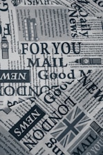 a black and white photo of a newspaper