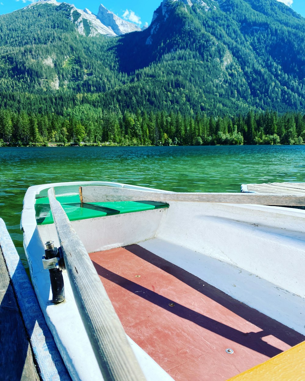 a boat on the water