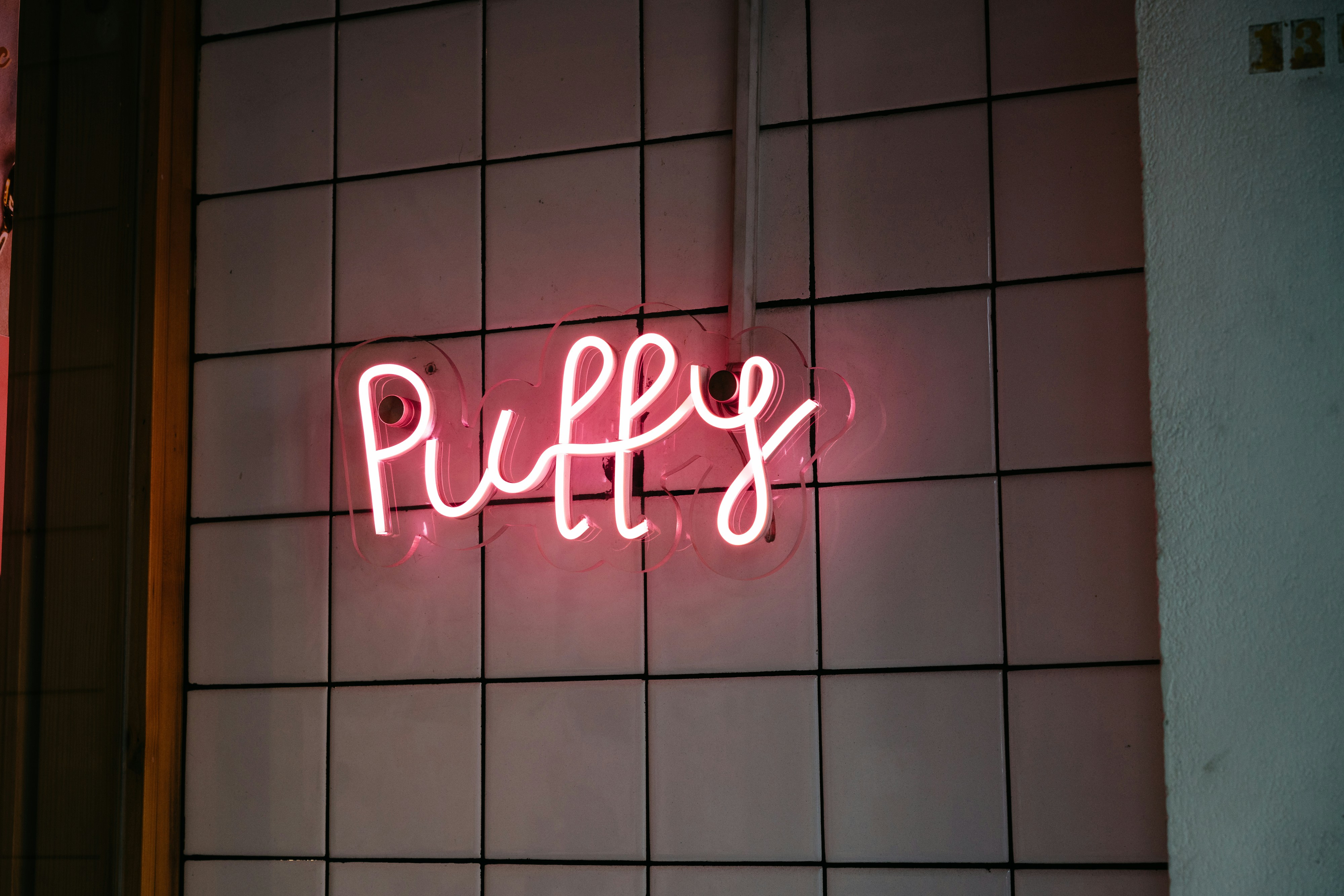 a sign on a wall