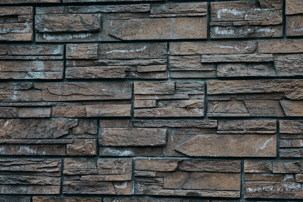 a close up of a brick wall