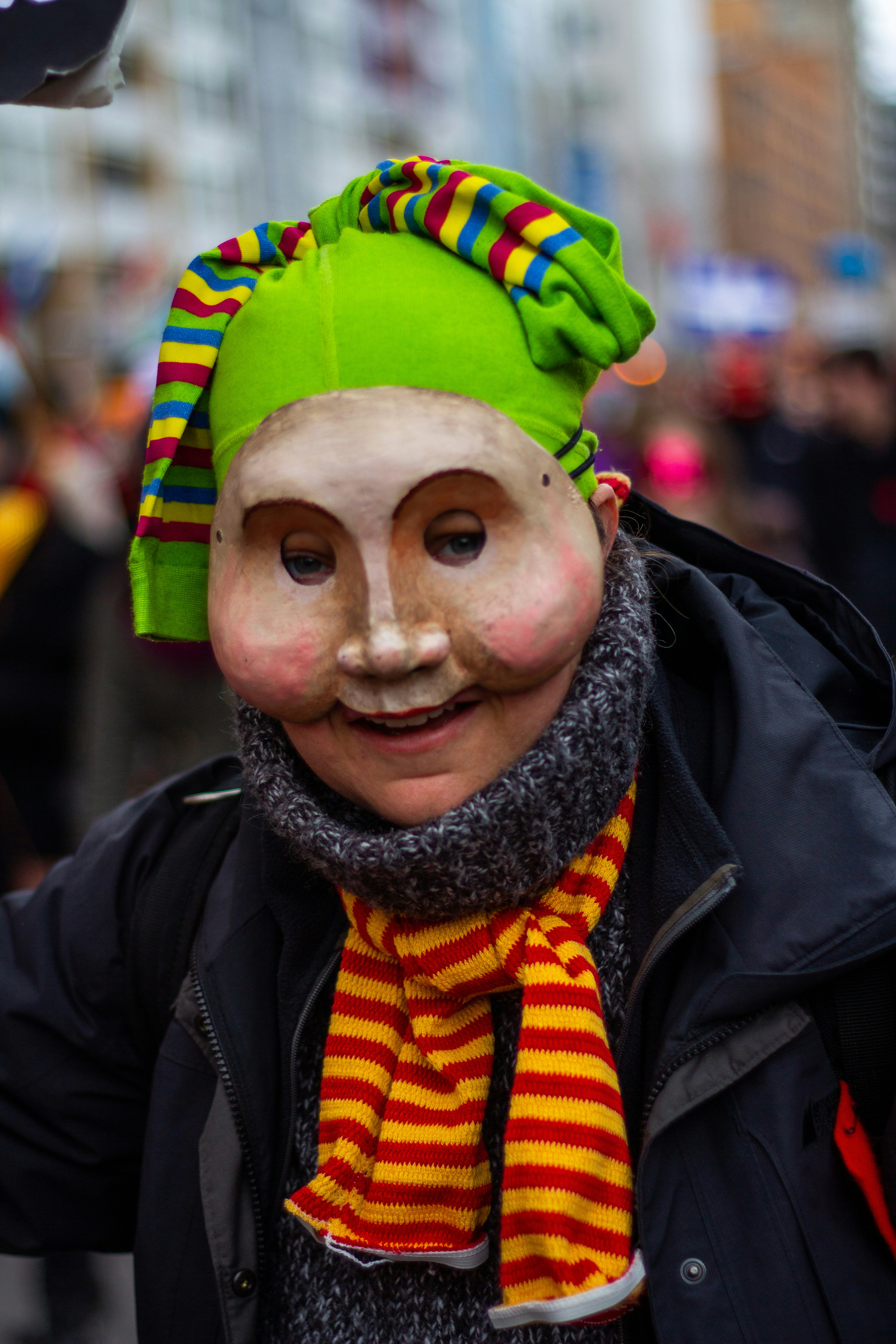 a person wearing a garment