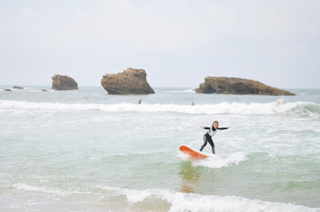 Kids surf lesson in Lombok